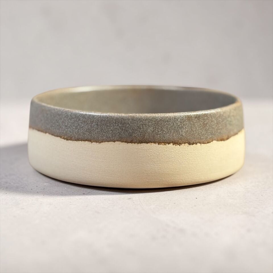El Yapımı Stoneware Seramik Mama Kasesi