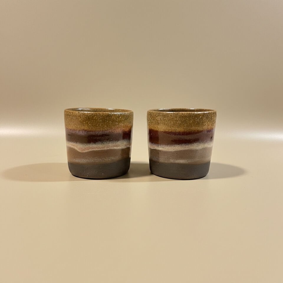 El Yapımı Stoneware Espresso Bardağı | 120 ml