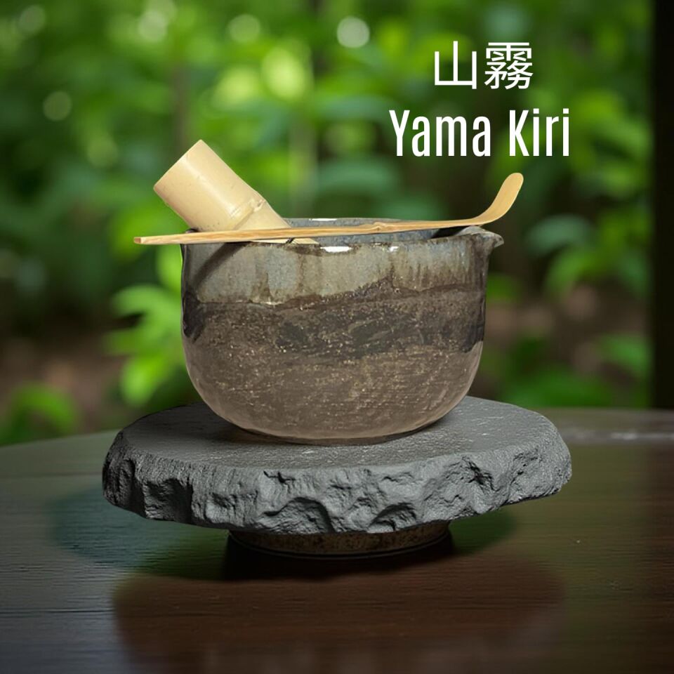 El Yapımı Matcha Kasesi (Chawan) – Yama Kiri - Dağ Sisi