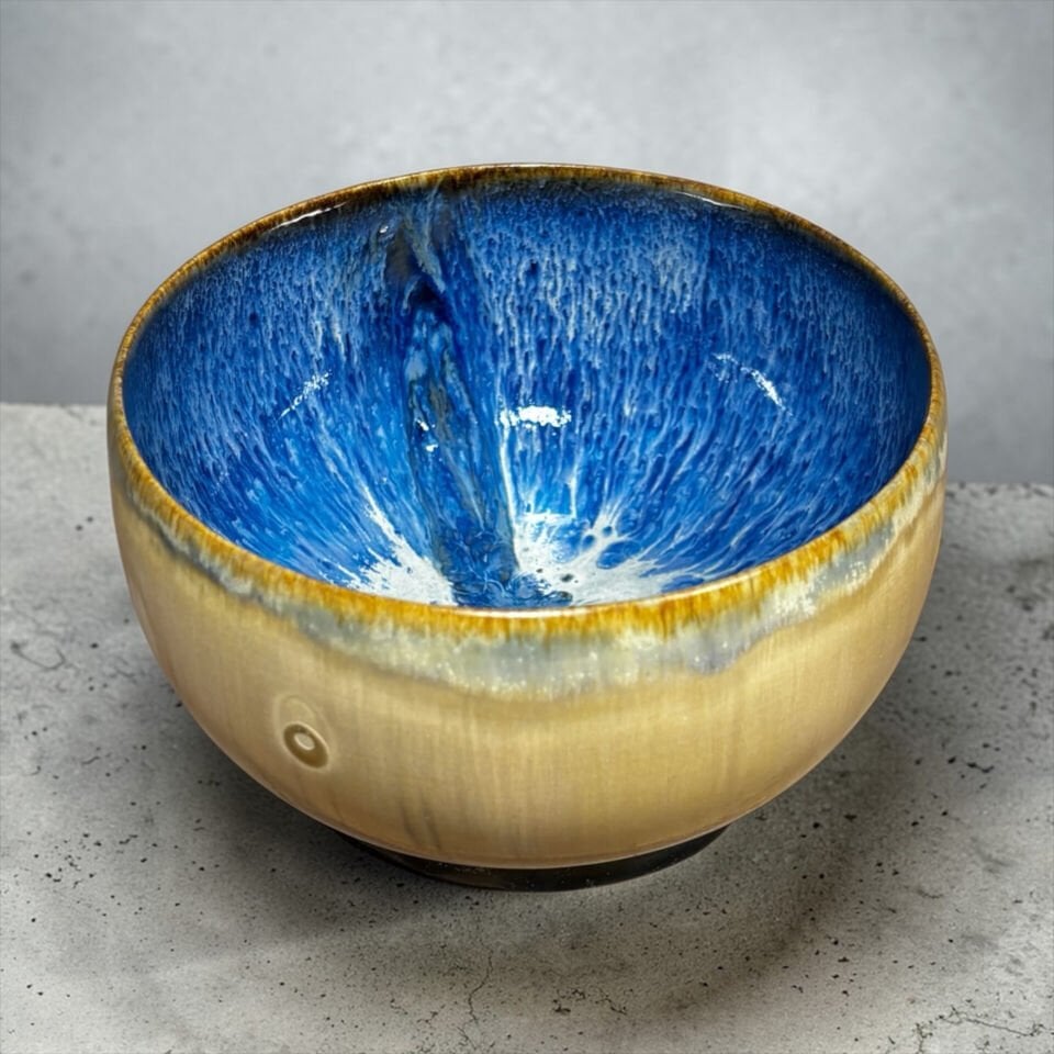 El Yapımı Stoneware Seramik Kase