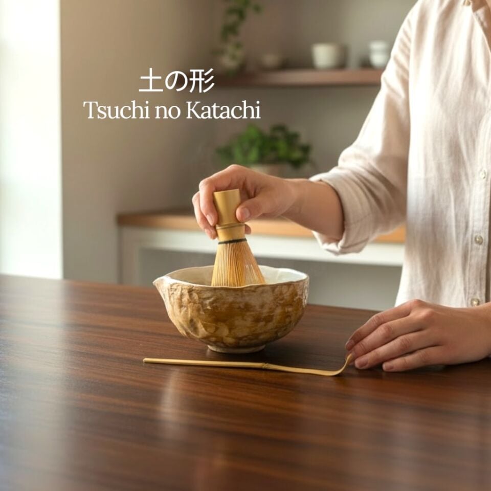 El Yapımı Matcha Kasesi (Chawan) – Tsuchi no Katachi - Toprağın Formu