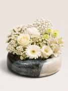 El Yapımı Çok Delikli Seramik Çiçeklik (Flower Frog)